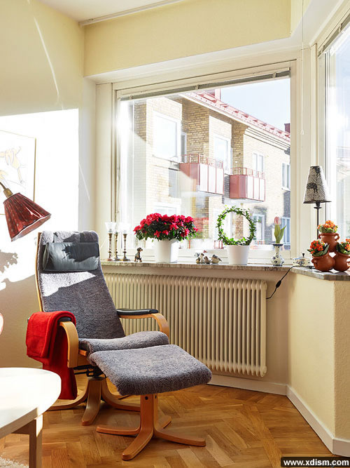 瑞典设计师打造温馨公寓 小空间大容量
