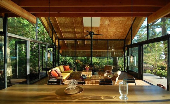 豪华小木屋别墅设计 让你住在丛林眺望大海
